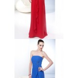 Bridesmaid-Dresses---A-line-Strapless-Dropped-Chiffon-Bridesmaid-Dresses-Nz