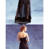 Australia-Formal-Evening-Dress-Black-A-line-Sweetheart-Long-Floor-length-Satin-Tulle